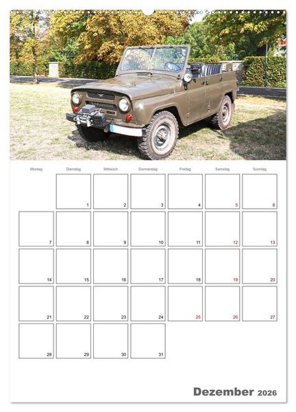 Produktbild: Ost-Oldtimer in Magdeburg (hochwertiger Premium Wandkalender 2026 DIN A2 hoch), Kunstdruck in Hochglanz