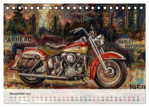 Produktbild: Kult-Motorr&auml;der der USA (Tischkalender 2027 DIN A5 quer), CALVENDO Monatskalender