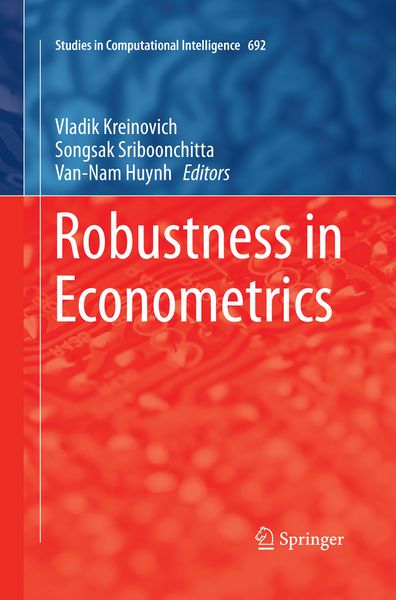 Produktbild: Robustness in Econometrics