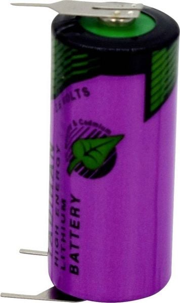 Produktbild: Tadiran Batteries SL-361/PT +/- - Spezial-Batterie 2/3AA U-L&ouml;tpins Lithium 3.6 V 1600 mAh 1 St.