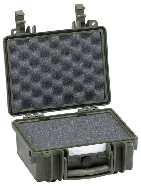 Produktbild: Explorer Cases Outdoor Koffer 2209.G green with pick & pluck foam (B x H x T) 22 x 16 x 10 cm Olivgr&uuml;n 2209.G