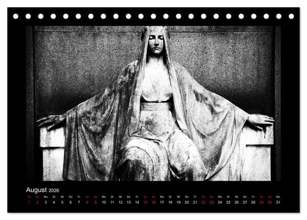Produktbild: Die Engel von Melaten (Tischkalender 2026 DIN A5 quer), CALVENDO Monatskalender