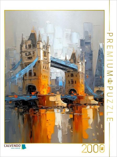 CALVENDO Puzzle London - Tower Bridge | 2000 Teile Lege-Größe 90x67cm Foto-Puzzle für glückliche Stunden, Sonstige von , Calvendo Puzzle,