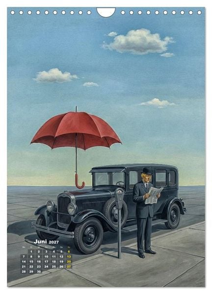 Produktbild: Dali und Magritte: zwei surreale Wirklichkeiten (Wandkalender 2027 DIN A4 hoch), CALVENDO Monatskalender