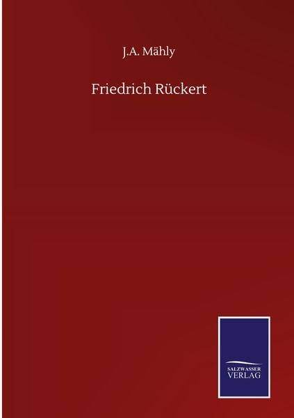 Produktbild: Friedrich R&uuml;ckert
