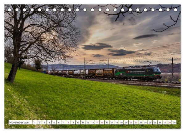 Produktbild: F&uuml;r G&uuml;ter die Bahn (Tischkalender 2026 DIN A5 quer), CALVENDO Monatskalender