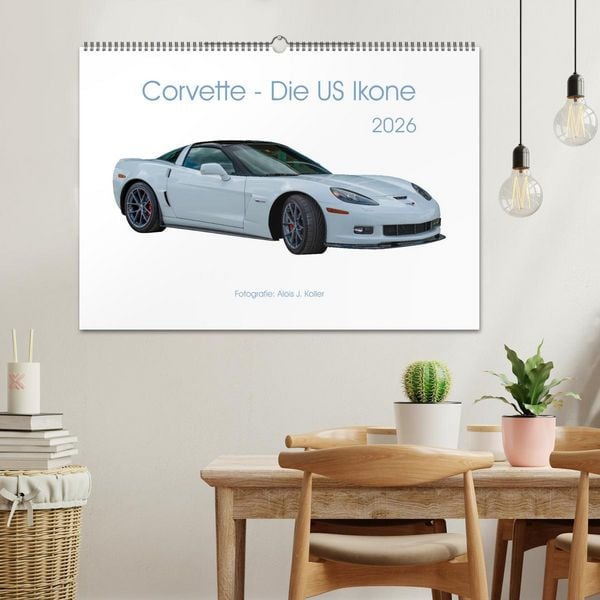 Produktbild: Corvette - Die US Ikone 2026 (Wandkalender 2026 DIN A2 quer), CALVENDO Monatskalender