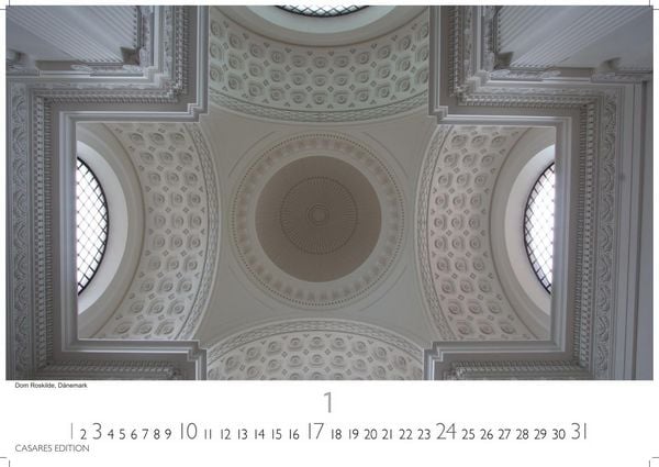 Produktbild: Himmelsgew&ouml;lbe Kalender 2027 &ndash; Wandkalender | Fotokalender Kunst 24x35cm | Architekturkalender | Beeindruckende Innenansichten: Kirchenkuppeln und -architekturen.