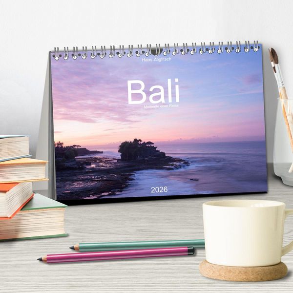 Produktbild: Bali - Momente einer Reise (Tischkalender 2026 DIN A5 quer), CALVENDO Monatskalender