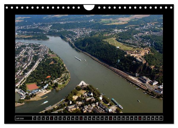 Produktbild: Deutschland aus der Vogelperspektive (Wandkalender 2026 DIN A4 quer), CALVENDO Monatskalender