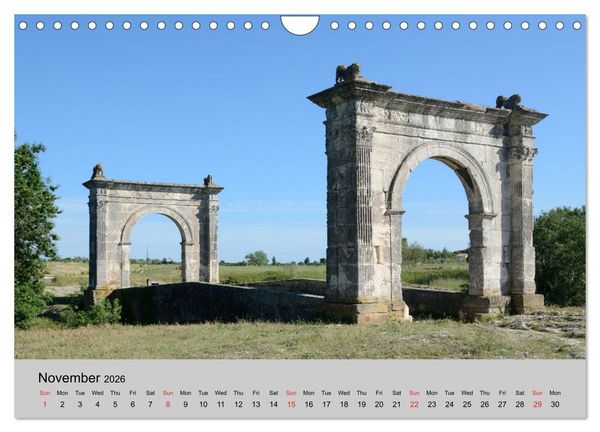 Produktbild: Historic Bridges of Provence (Wall Calendar 2026 DIN A4 landscape), CALVENDO 12 Month Wall Calendar