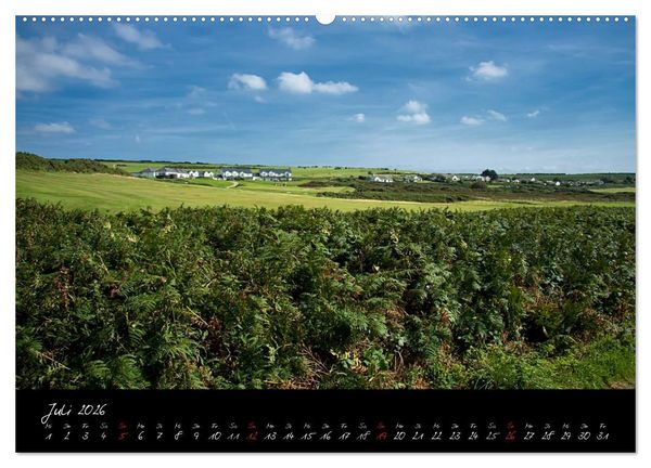 Produktbild: Wales - Pembrokeshire Coast Path (hochwertiger Premium Wandkalender 2026 DIN A2 quer), Kunstdruck in Hochglanz