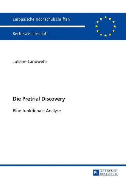 Produktbild: Die Pretrial Discovery