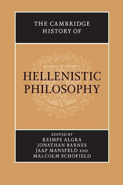 Produktbild: The Cambridge History of Hellenistic Philosophy