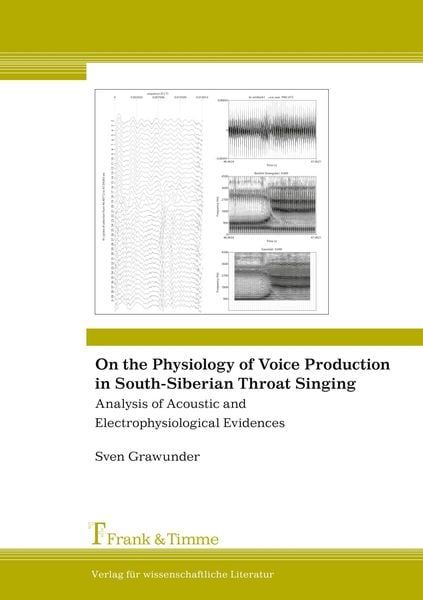 Produktbild: On the Physiology of Voice Production in South-Siberian Throat Singing