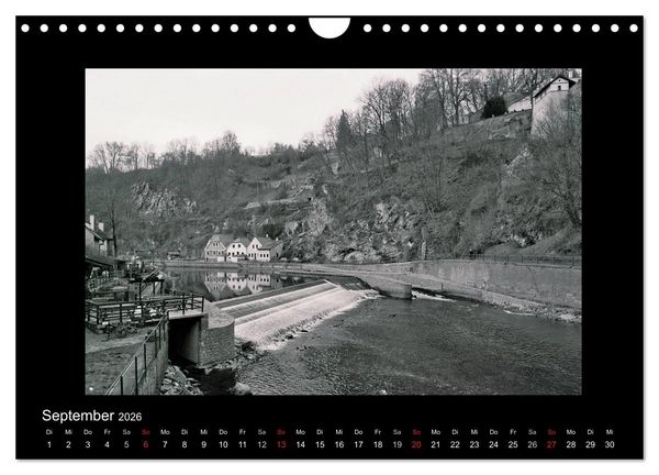 Produktbild: Sch&ouml;nheit an der Moldau - Cesky Krumlov (Wandkalender 2026 DIN A4 quer), CALVENDO Monatskalender