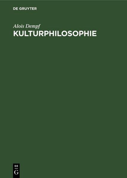 Produktbild: Kulturphilosophie