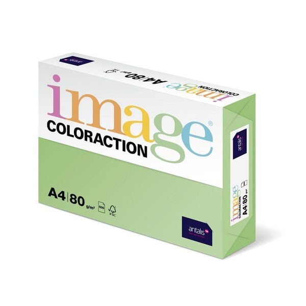 Produktbild: Kopierpapier image COLORACTION 80g/m&sup2; gr&uuml;n forest DIN A4 500 Blatt