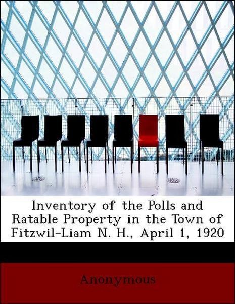 Produktbild: Anonymous: Inventory of the Polls and Ratable Property in th
