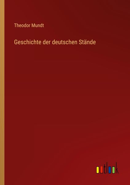 Produktbild: Geschichte der deutschen St&auml;nde