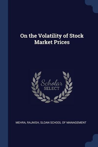 Produktbild: On the Volatility of Stock Market Prices
