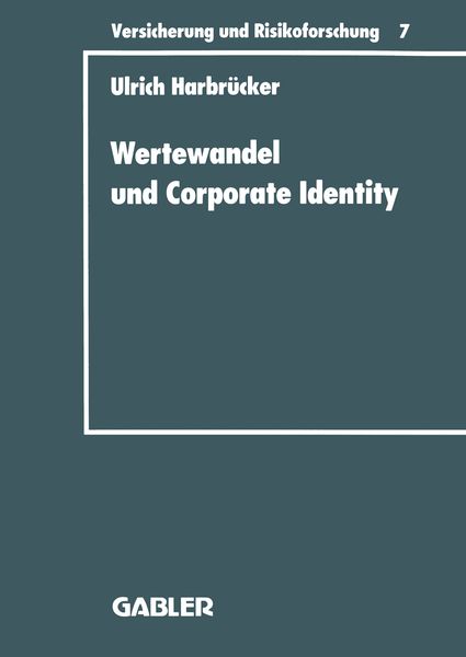 Produktbild: Wertewandel und Corporate Identity