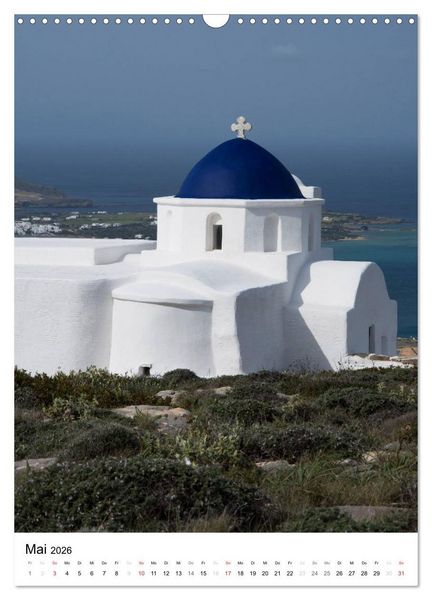 Produktbild: Liebenswertes Paros, Insel der Kykladen (Wandkalender 2026 DIN A3 hoch), CALVENDO Monatskalender