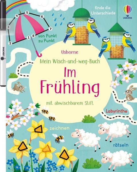Mein Wisch-und-weg-Buch: Im Frühling, Taschenbuch von Kirsteen Robson, Usborne, 978-1-03-570333-3