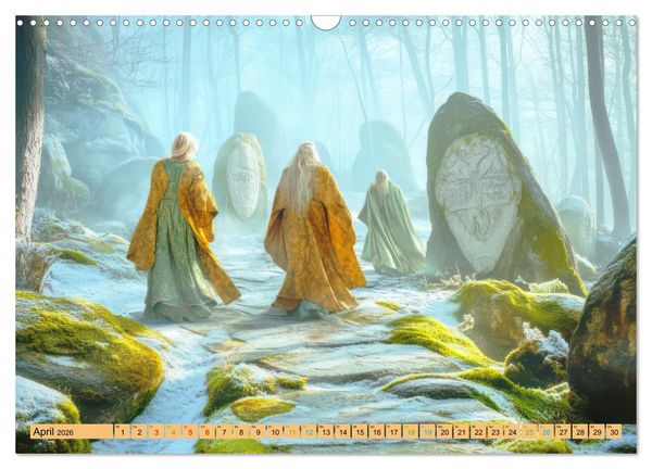 Produktbild: Mystik - Wo das Wundervolle beginnt (Wandkalender 2026 DIN A3 quer), CALVENDO Monatskalender