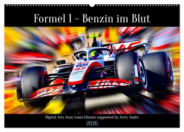 Produktbild: Formel 1 - Benzin im Blut (Wandkalender 2026 DIN A2 quer), CALVENDO Monatskalender