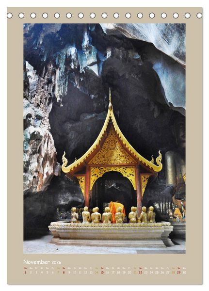 Produktbild: Erlebe mit mir das sonnige Thailand (Tischkalender 2026 DIN A5 hoch), CALVENDO Monatskalender