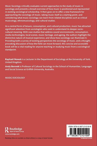 Produktbild: Music Sociology