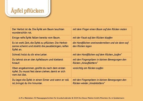 Produktbild: 30 Massagegeschichten f&uuml;r Grundschulkinder