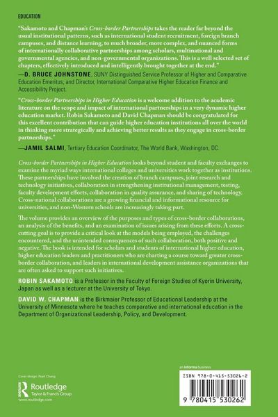 Produktbild: Cross-border Partnerships in Higher Education