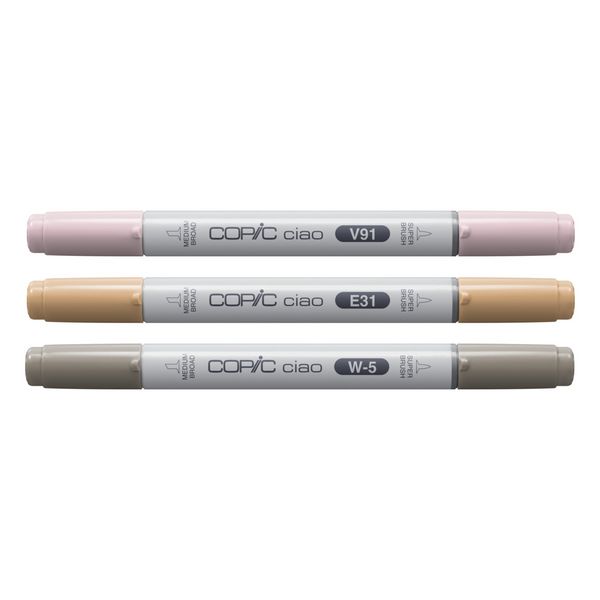 Produktbild: Copic Marker Set Ciao LAYER&MIX Pet Palette 3 St&uuml;ck Faltschachtel
