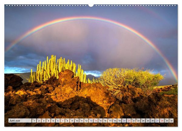 Produktbild: Kanarische Inseln - Vulkanische Natursch&ouml;nheiten (hochwertiger Premium Wandkalender 2026 DIN A2 quer), Kunstdruck in Hochglanz