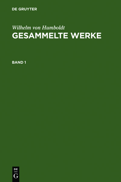 Produktbild: Gesammelte Werke. Band 1