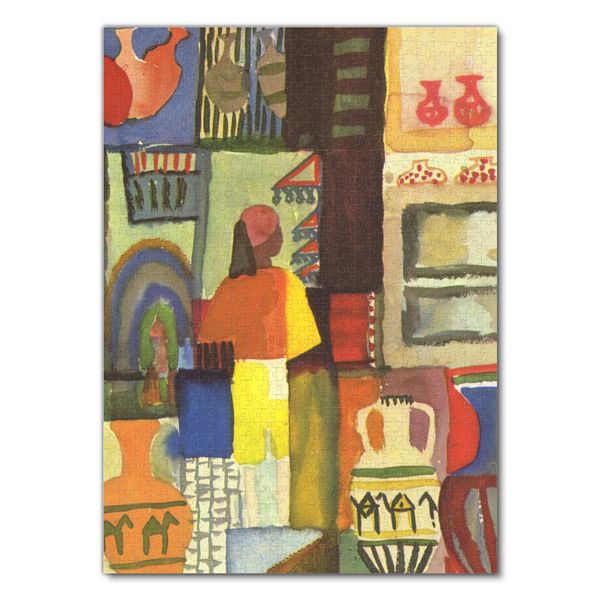 Produktbild: Lais Puzzle August Macke - H&auml;ndler mit Kr&uuml;gen 1000 Teile
