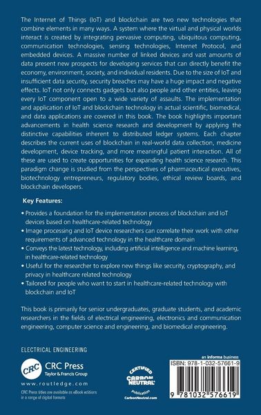 Produktbild: Convergence of Blockchain and Internet of Things in Healthcare