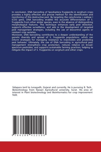 Produktbild: Dna Barcoding Of Spodoptera Frugiperda Infesting in Sorghum, Junagadh