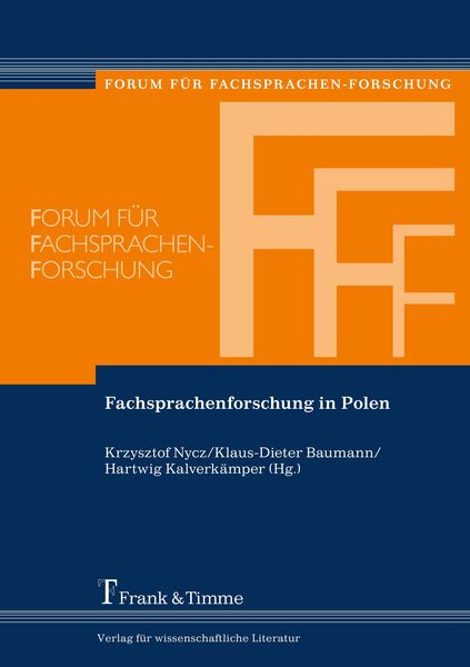 Produktbild: Fachsprachenforschung in Polen