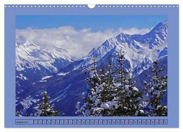 Produktbild: Winterwanderung in den Tuxer Alpen (Wandkalender 2026 DIN A3 quer), CALVENDO Monatskalender