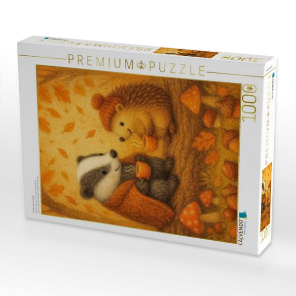 Produktbild: CALVENDO Puzzle Teestunde im Wald | 1000 Teile Lege-Gr&ouml;&szlig;e 64x48cm Foto-Puzzle f&uuml;r gl&uuml;ckliche Stunden