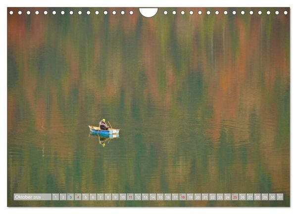 Produktbild: Der Sylvenstein - Impressionen eines Sees in Oberbayern (Wandkalender 2026 DIN A4 quer), CALVENDO Monatskalender