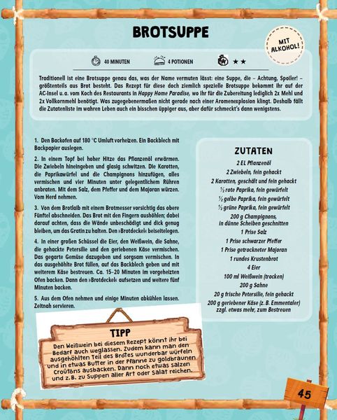 Produktbild: Das inoffizielle Animal Crossing Kochbuch