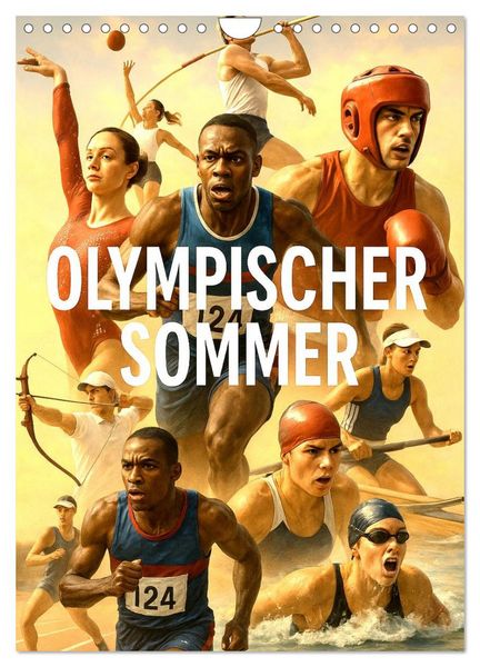 Produktbild: Olympischer Sommer (Wandkalender 2026 DIN A4 hoch), CALVENDO Monatskalender