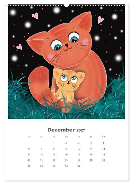 Produktbild: LEOPOLD DER DRITTE - Ein Kater mit ganz viel Charme (hochwertiger Premium Wandkalender 2027 DIN A2 hoch), Kunstdruck in Hochglanz