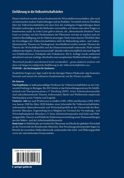 Produktbild: Einf&uuml;hrung in die Volkswirtschaftslehre