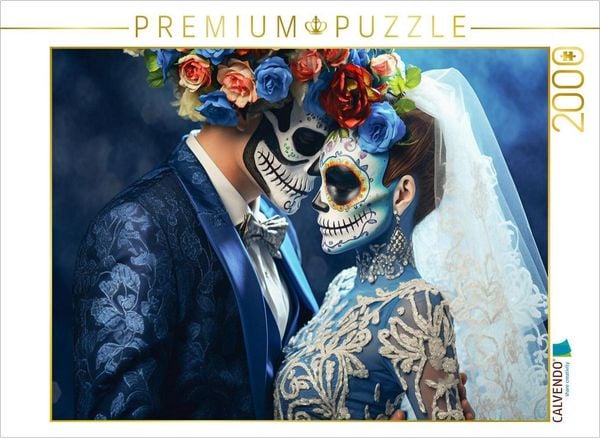 Produktbild: CALVENDO Puzzle Ein Motiv aus dem Kalender Dia de los Muertos - Feier des Lebens und des Todes | 2000 Teile Lege-Gr&ouml;&szlig;e 90x67cm Foto-Puzzle f&uuml;r gl&uuml;ckliche Stunden