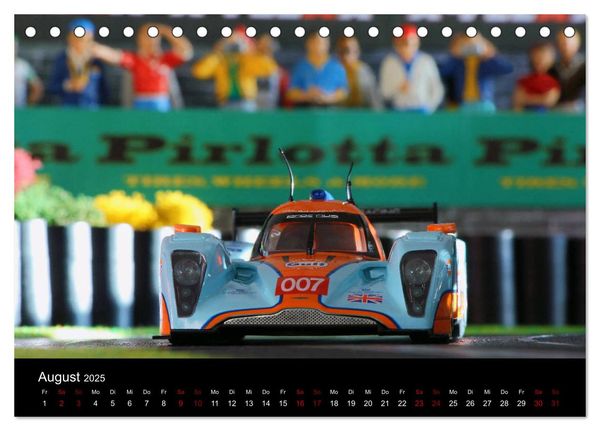 Produktbild: Motorsport in 1/32 (Tischkalender 2025 DIN A5 quer), CALVENDO Monatskalender